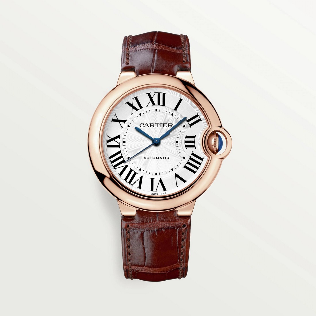 Đồng Hồ Cartier Ballon Bleu De Cartier Watch 36mm Nữ Nâu Vàng Trắng